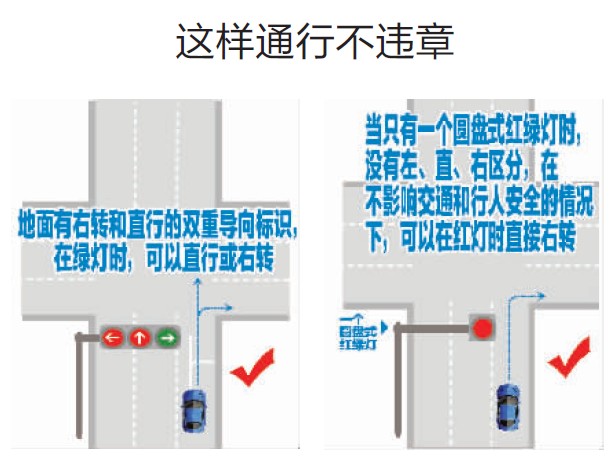 重庆:九成交通违章不按导向车道行驶