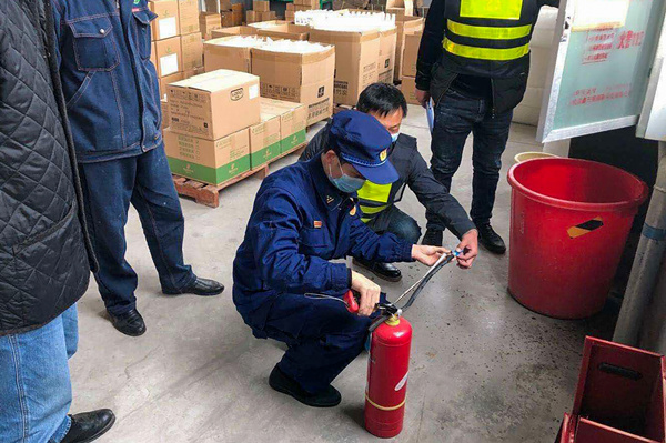 湖北消防为复工复产企业提供“3.15”消防产品监督服务