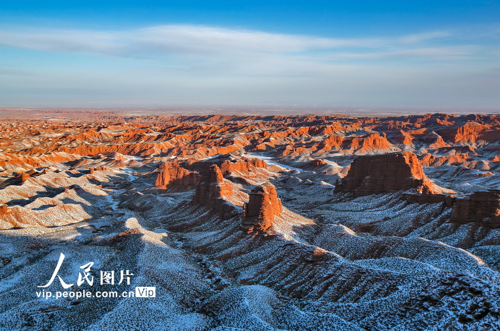 甘肃张掖:雪浴平山湖大峡谷风光绮丽【2】