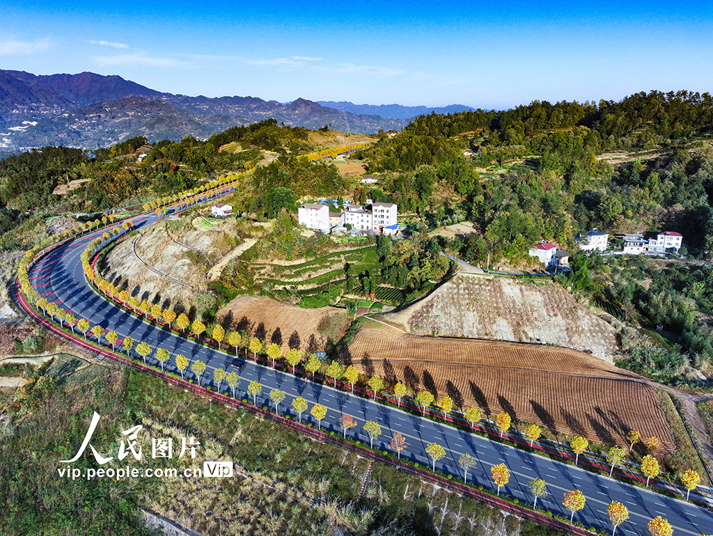 湖北秭归：山乡公路景色美【4】