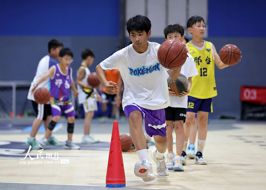 河北广宗：暑期勤练技 运动强体魄【5】