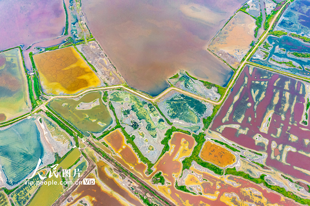 山西运城：盐湖色彩斑斓【2】