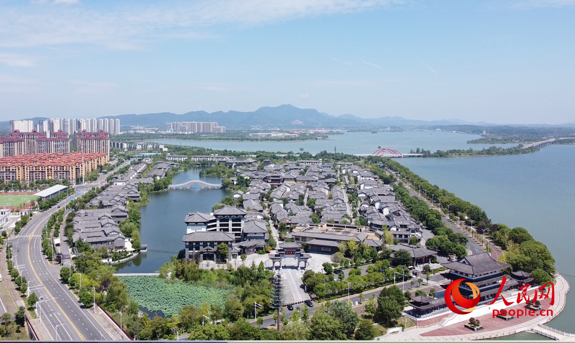 常德市大唐司马城全貌。人民网记者 游天燚摄