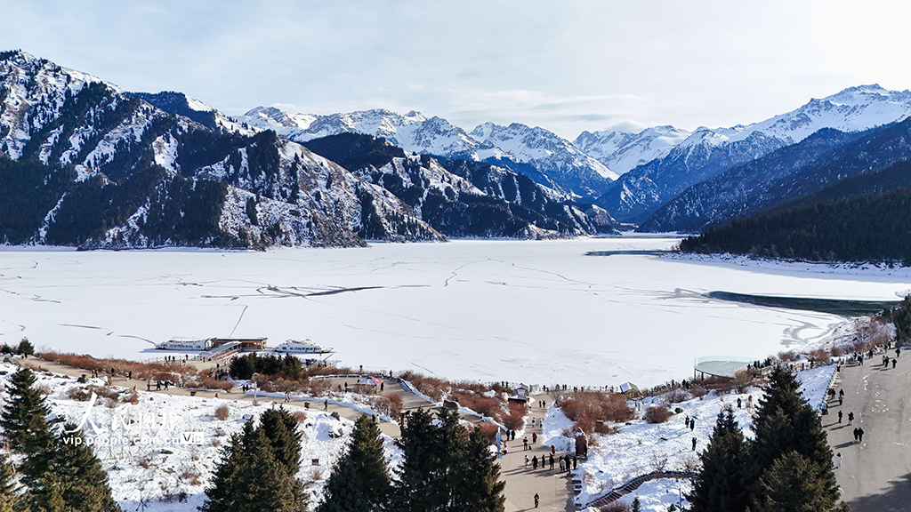 新疆阜康：天山天池冬景如画【4】