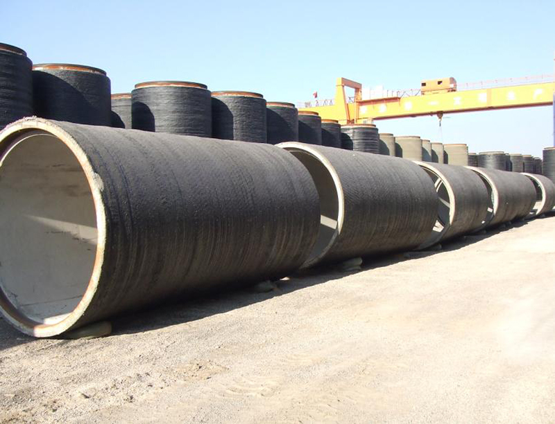 天津市常天管道有限公司向工程提供的PCCP管道。受访者供图