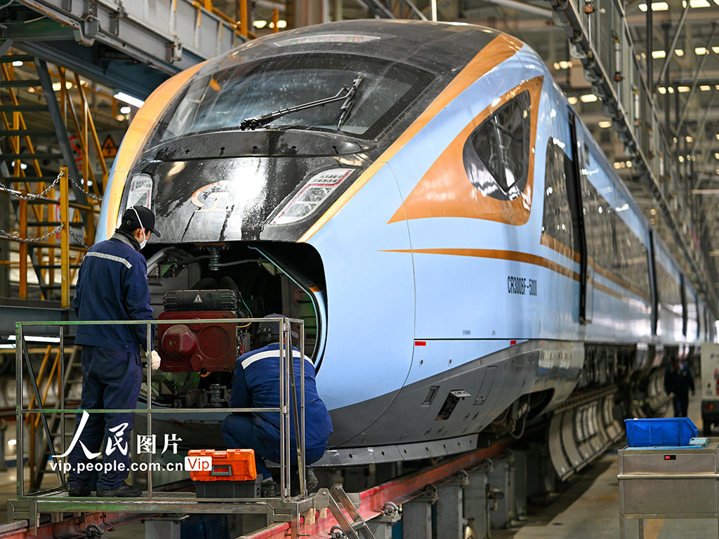 江苏南京：动车“体检”迎春运【3】