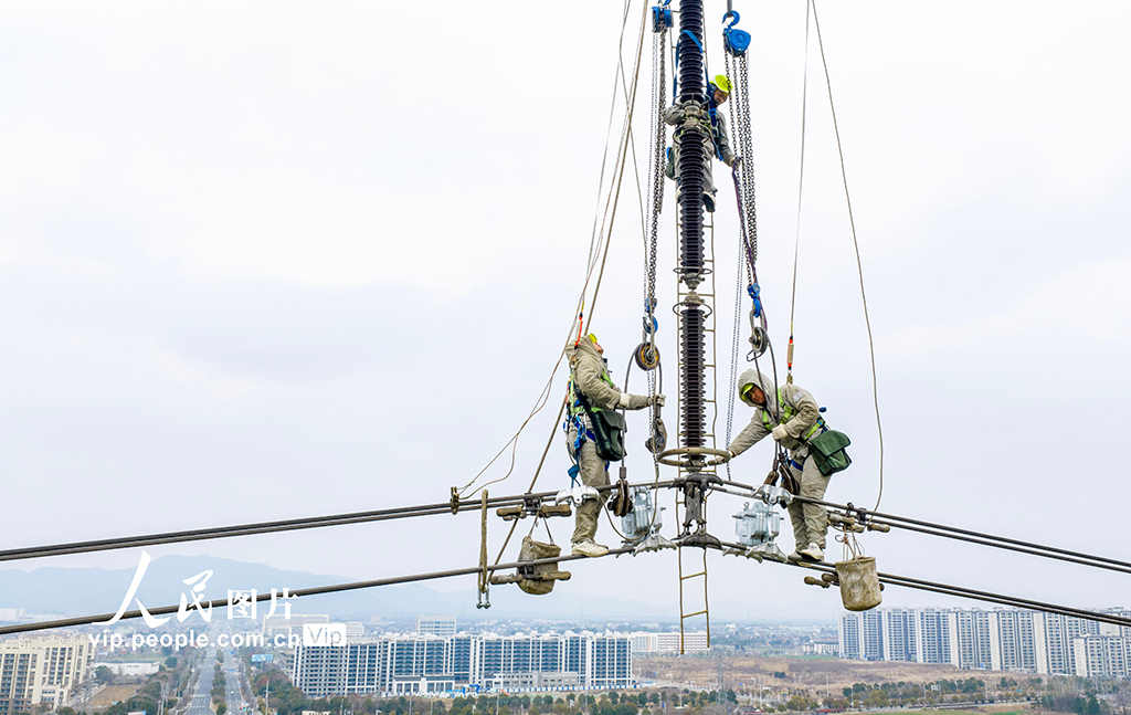 安徽马鞍山：线路检修 保障供电【4】