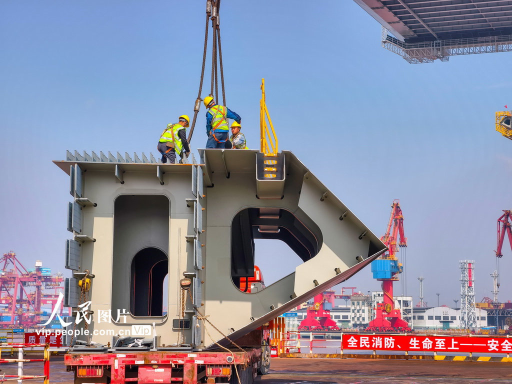浙江宁波：甬江特大桥建设正酣【6】