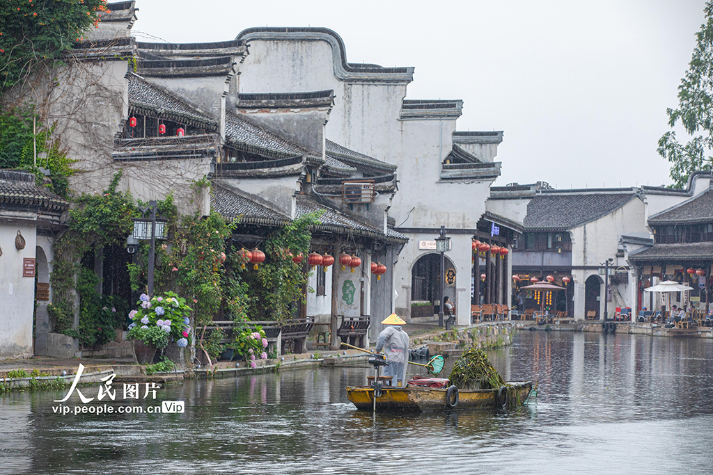 浙江湖州：维护河道生态