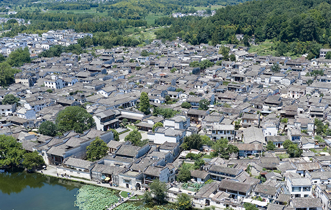 安徽黄山：宏村入画来