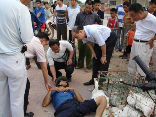 惠州市领导公差途中及时抢救车祸昏迷司机