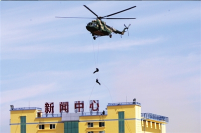 昨天,记者从武警北京市总队某部获悉,"雪豹突击队"于近日