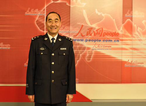 组图:长沙市公安局党委书记、局长李介德做客