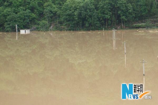组图:贵州德江县遭受洪涝灾害 5万余人受灾(3)