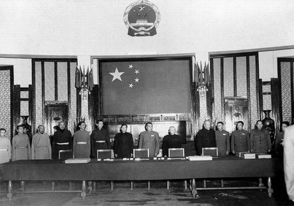和平解放西藏办法的协议签定