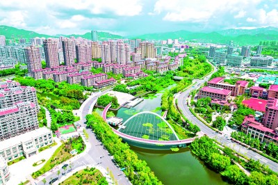 青岛市李沧区城市风貌。贵府图片