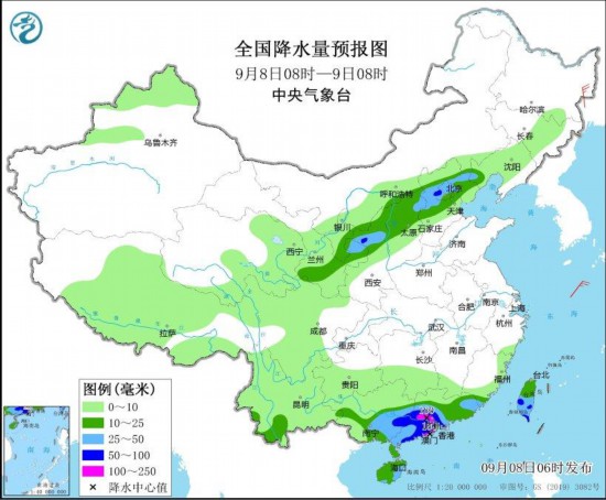 广东广西等地有强降水 冷空气影响北方地区