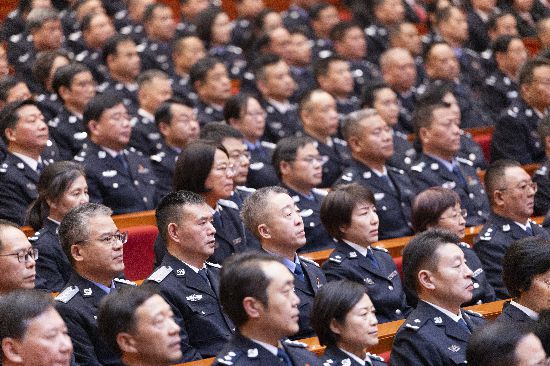 图为赏赐大会现场。