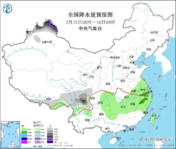 冷空气持续发力 长江中下游及以北地区有大风降温