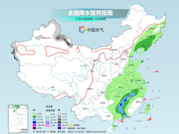 两轮年夜规模降水进程将影响我国 将来四天全国年夜部延续偏热