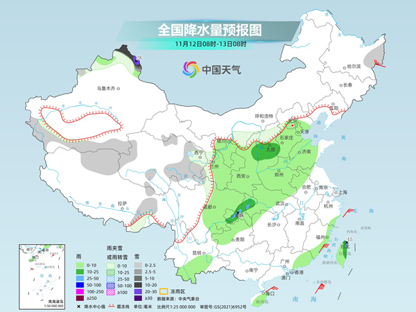 两轮年夜规模降水进程将影响我国 将来四天全国年夜部延续偏热