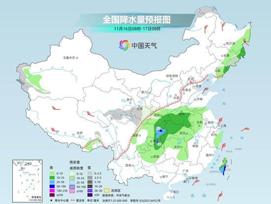 强冷空气携雨雪降温年夜风囊括中东部 北方多地有年夜到暴雪